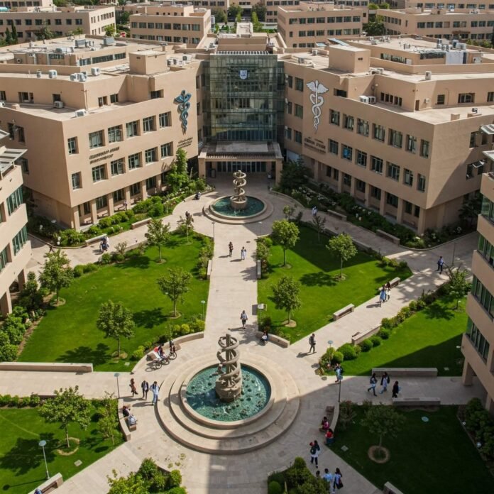 Medical University Campus Aerial View