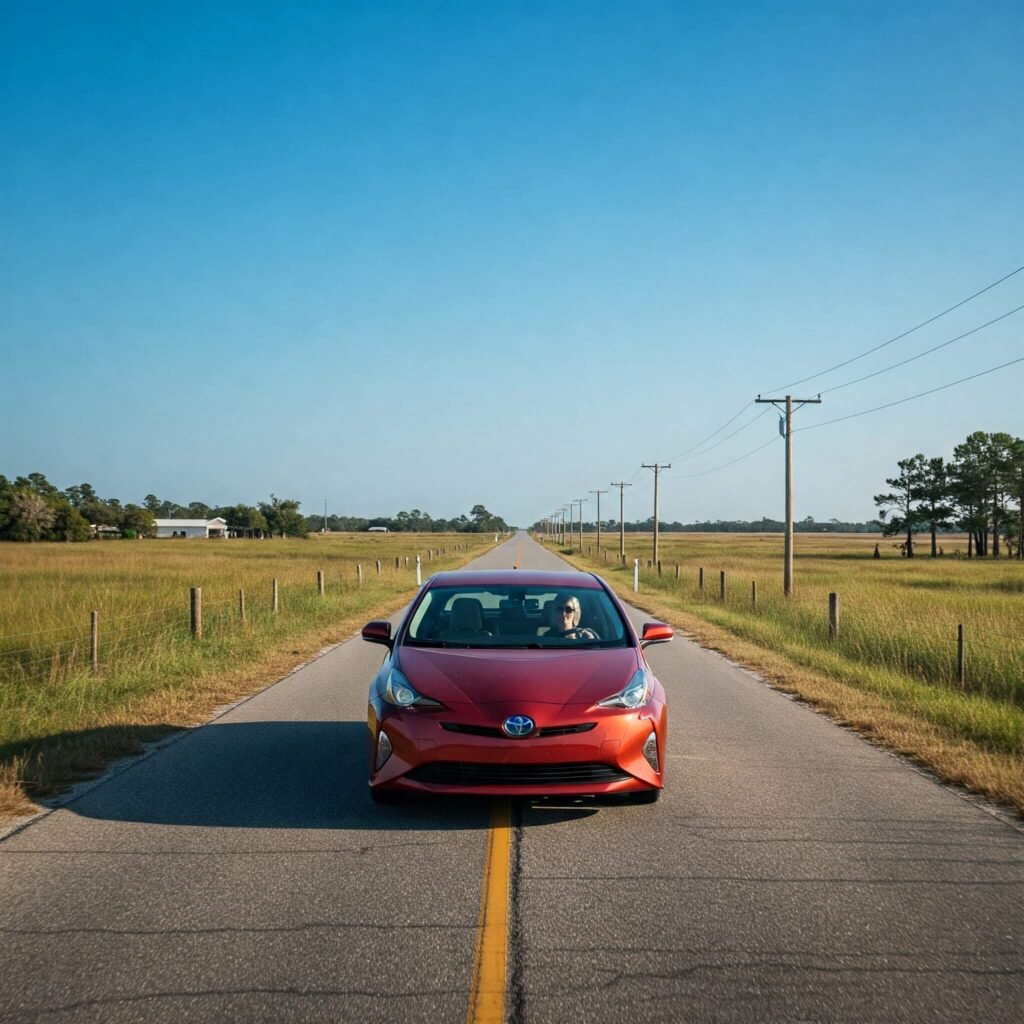 Hybrid Vehicle in Rural Red State