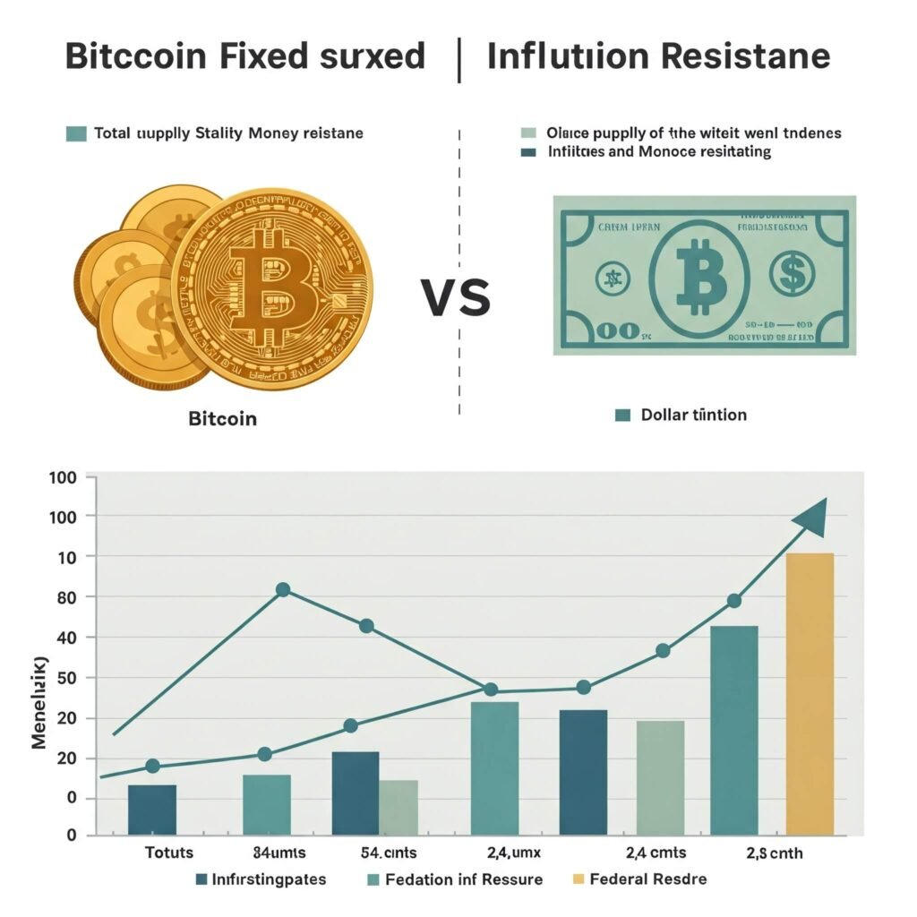 Bitcoin vs. Dollar: Supply & Inflation