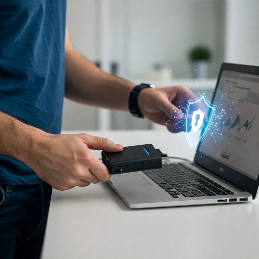 Secure Hardware Wallet Connection