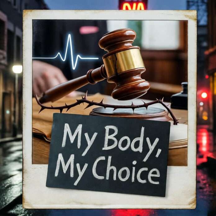 Cracked gavel swings over 