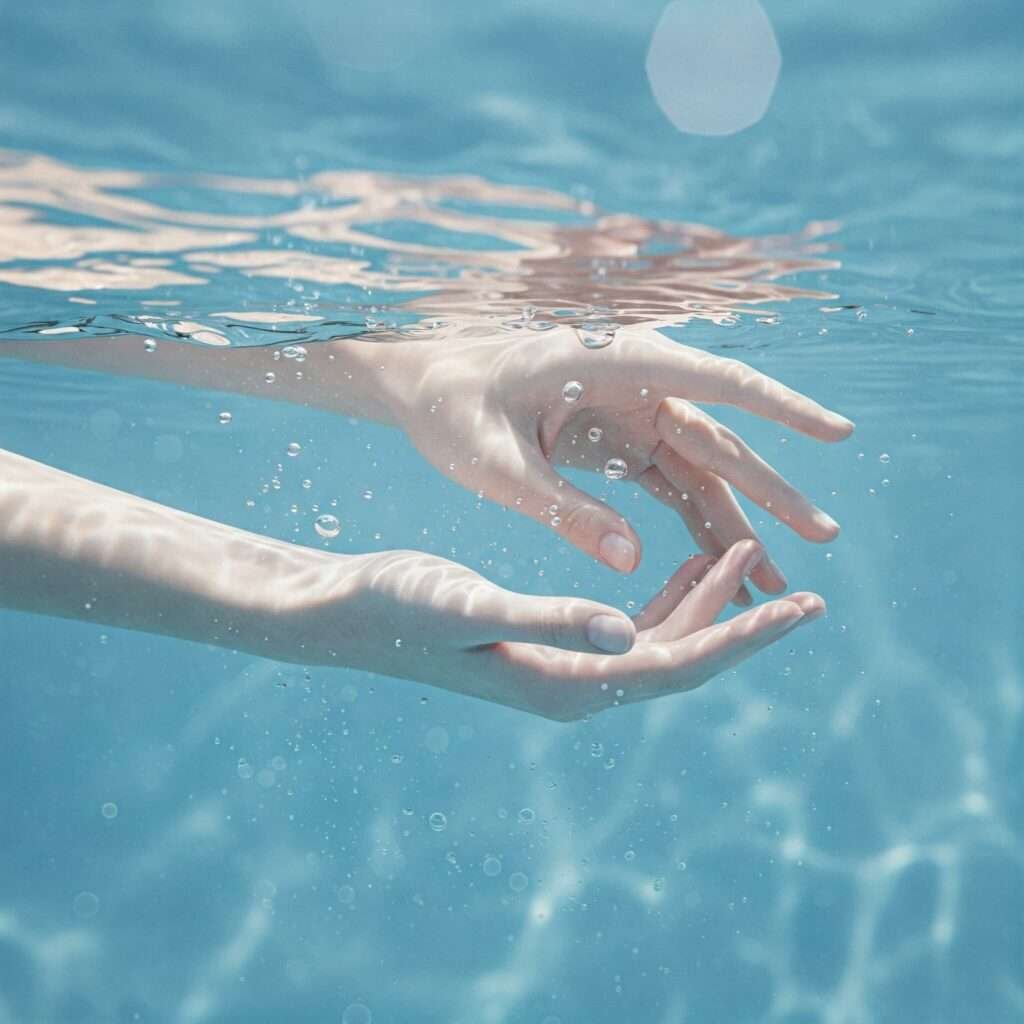 Clean Hands Underwater