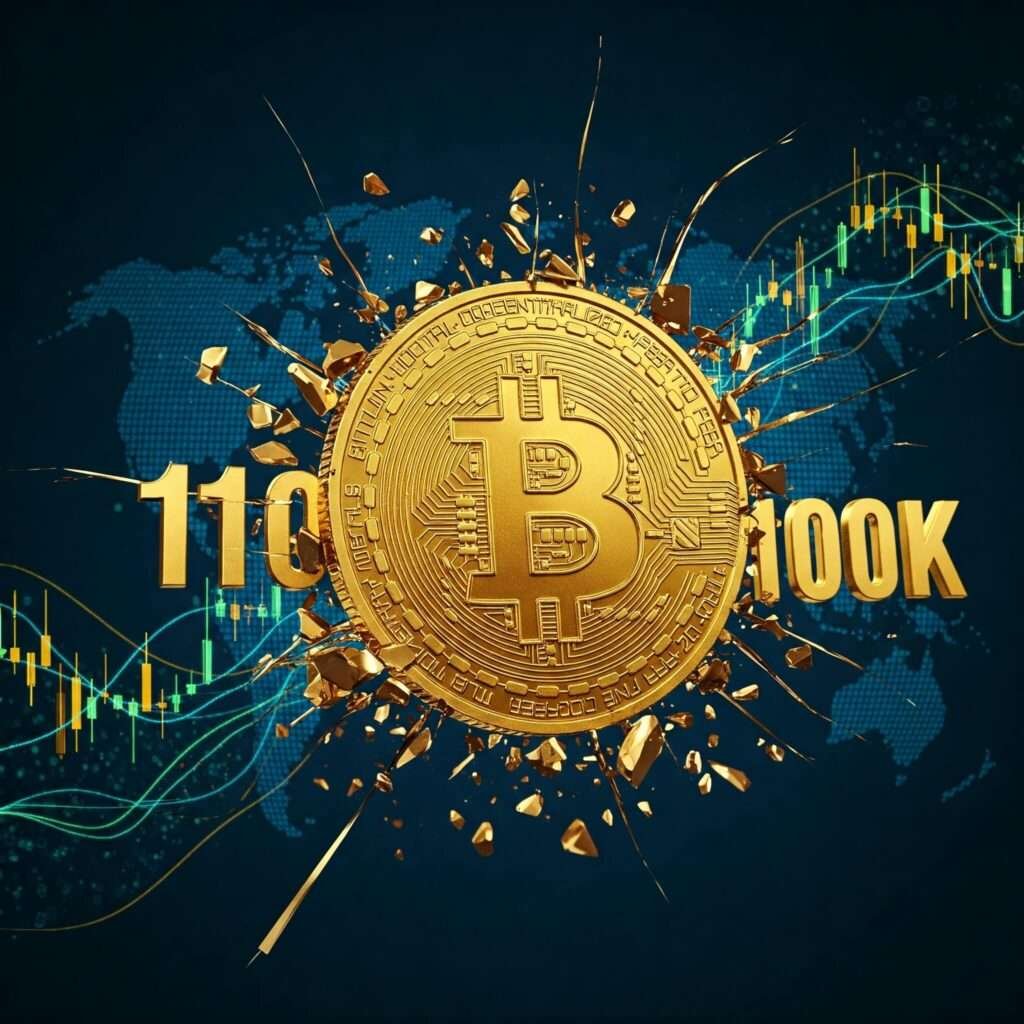 Bitcoin breaks $100K with market surge.