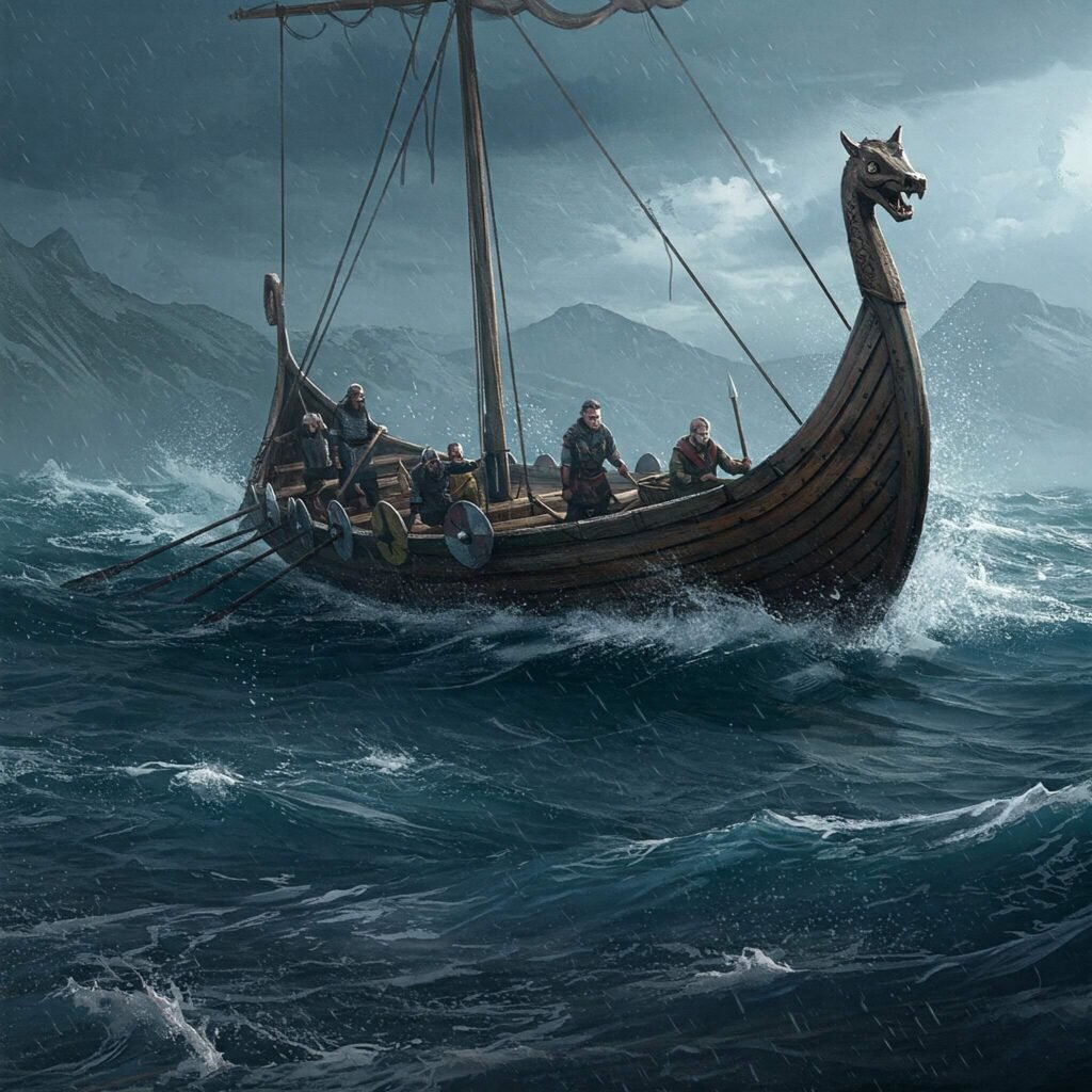 Viking Ship Storm: Immigrant Journey