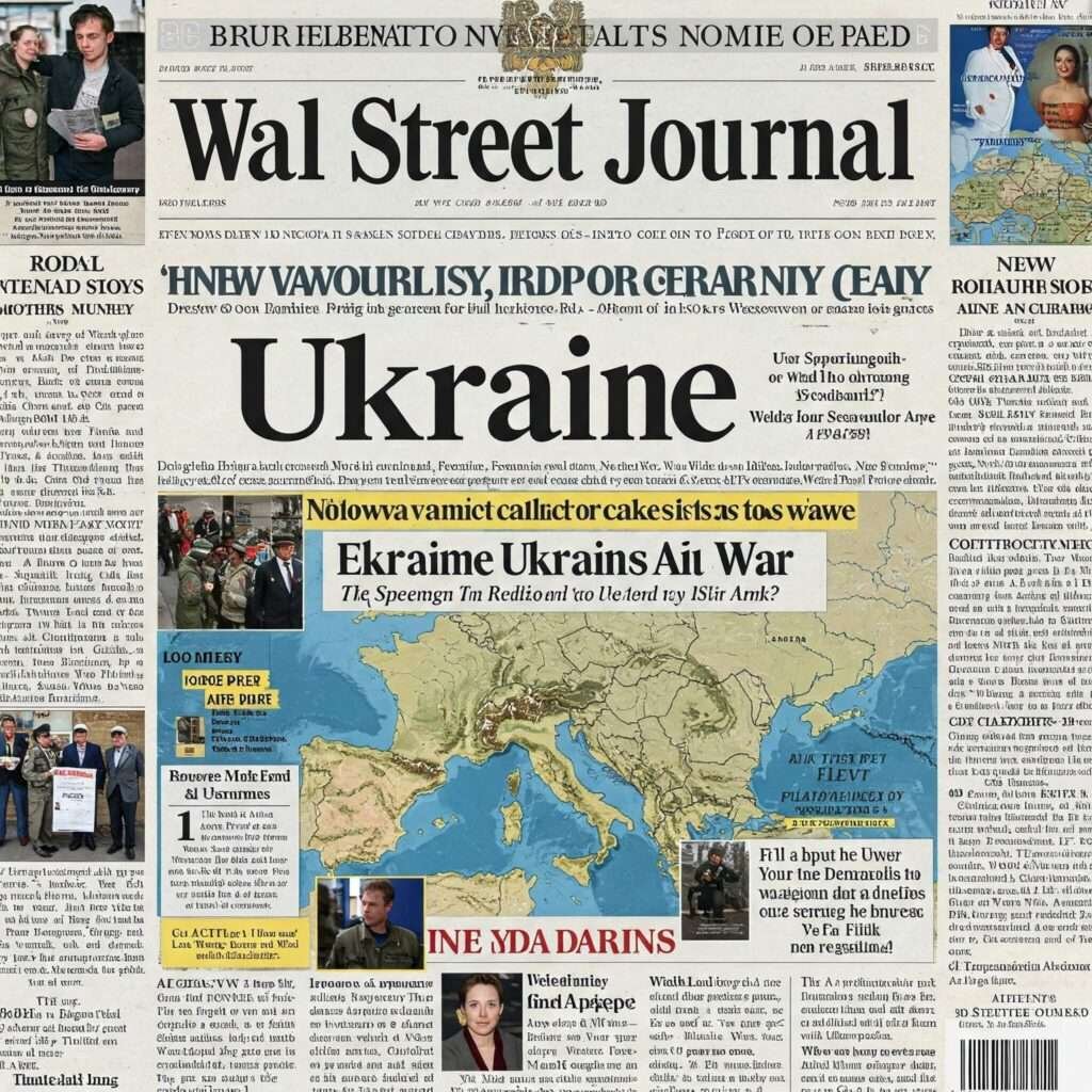WSJ Ukraine War Headlines Map