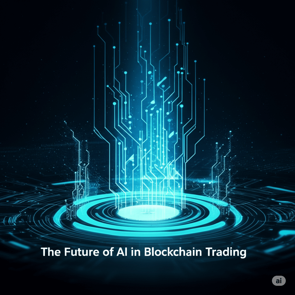 Futuristic AI Blockchain Trading