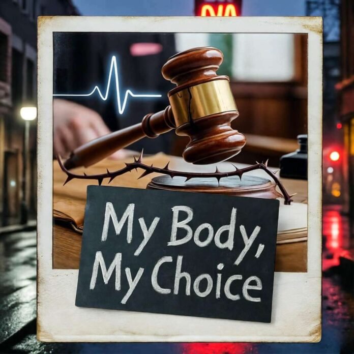 Cracked gavel swings over 